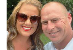 Kenwood nursing and rehab employee Kendra pictured with husband