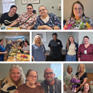 Kenwood Health and Rehabilitation Mother's Day Photo Collage. Residents and families